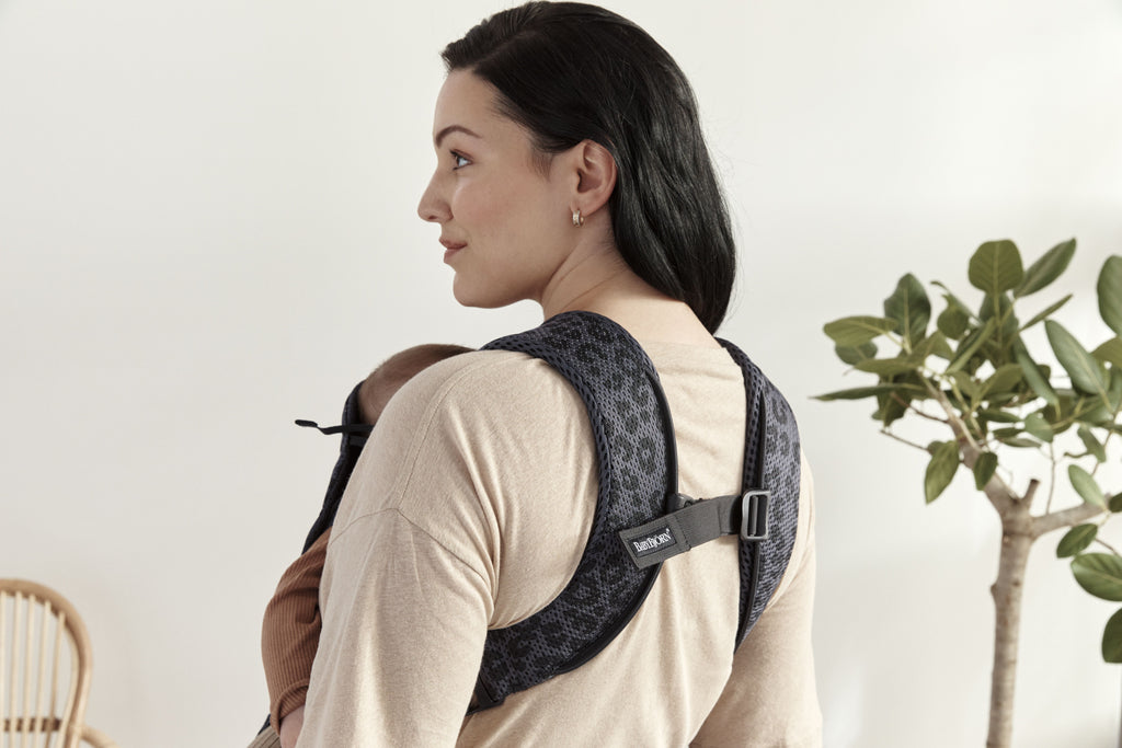 BABYBJÖRN Baby Carrier One Air - 3D MESH - Anthracite/Leopard
