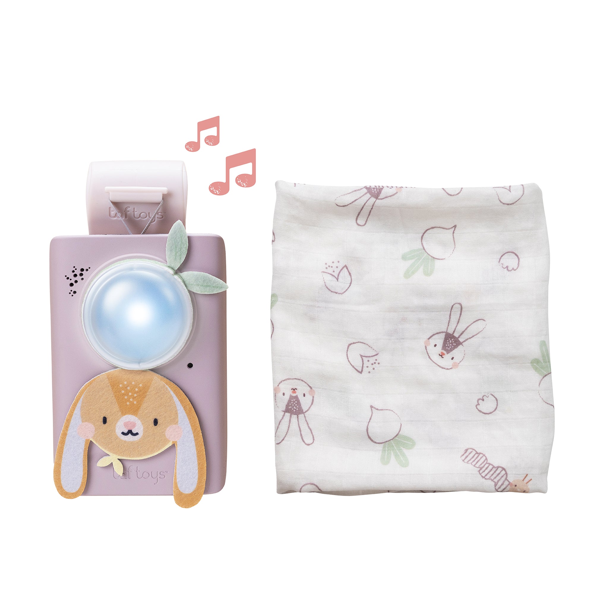 Bunny Soother & Swaddle Set