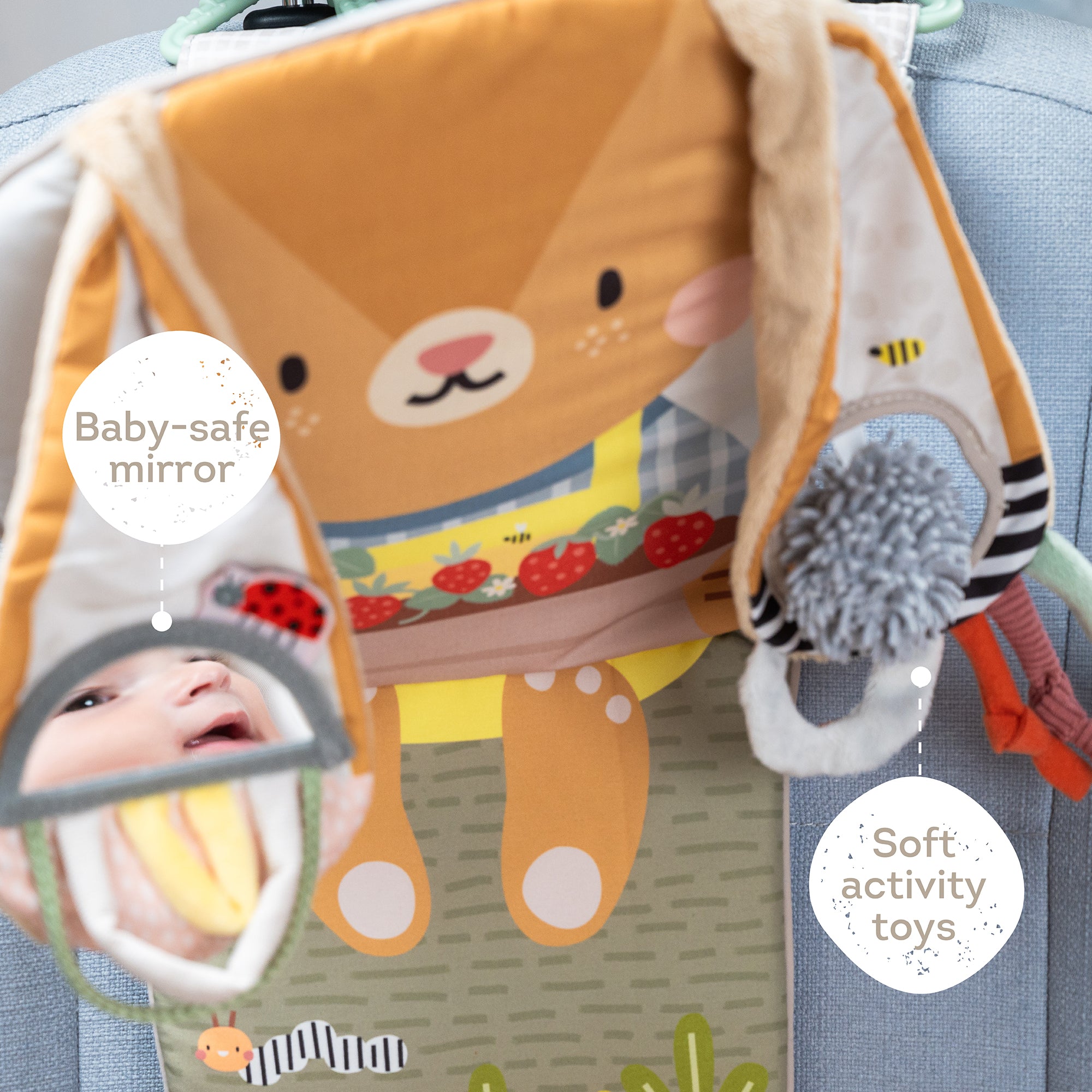 Bunny Play & Kick Car Toy