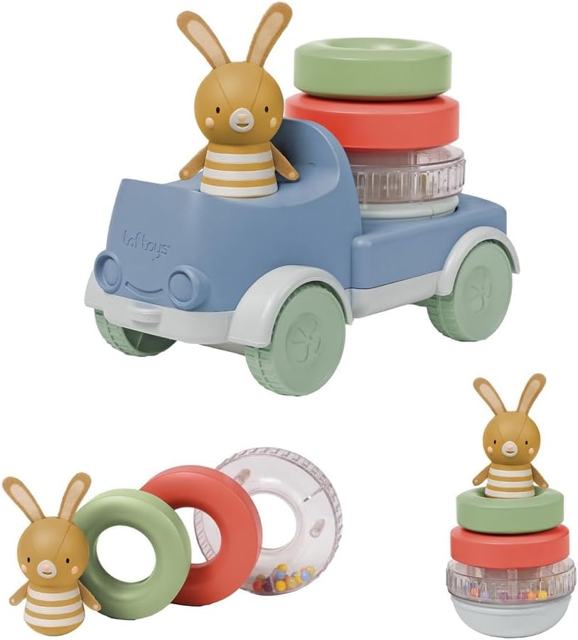 2-in-1 Bunny Stacker Truck Toy 9 Months +