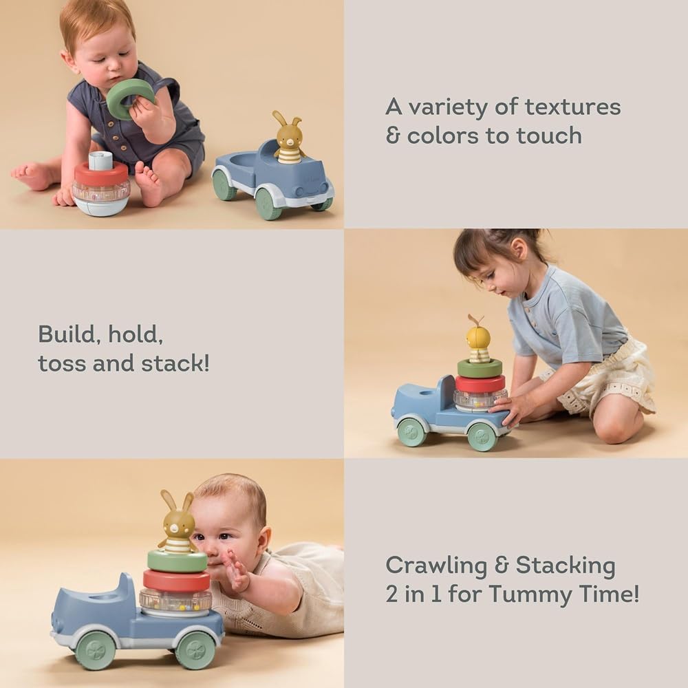 2-in-1 Bunny Stacker Truck Toy 9 Months +