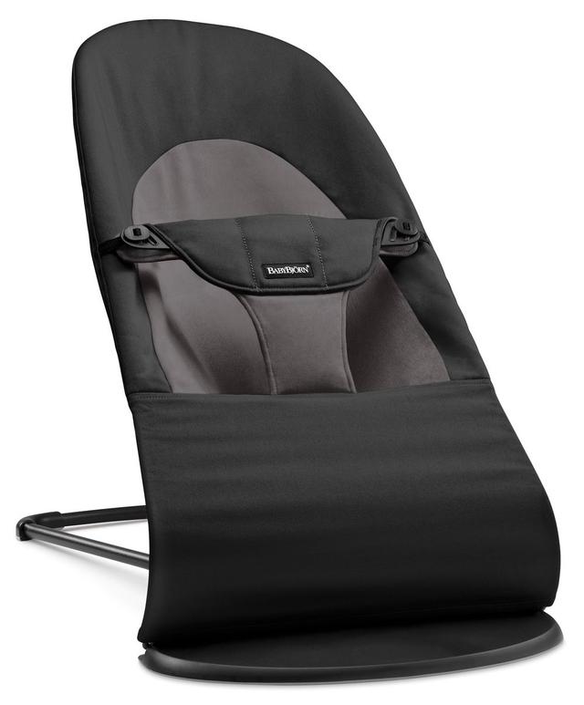 BabyBjörn Balance Soft Bouncer – Woven Black/Dark Grey