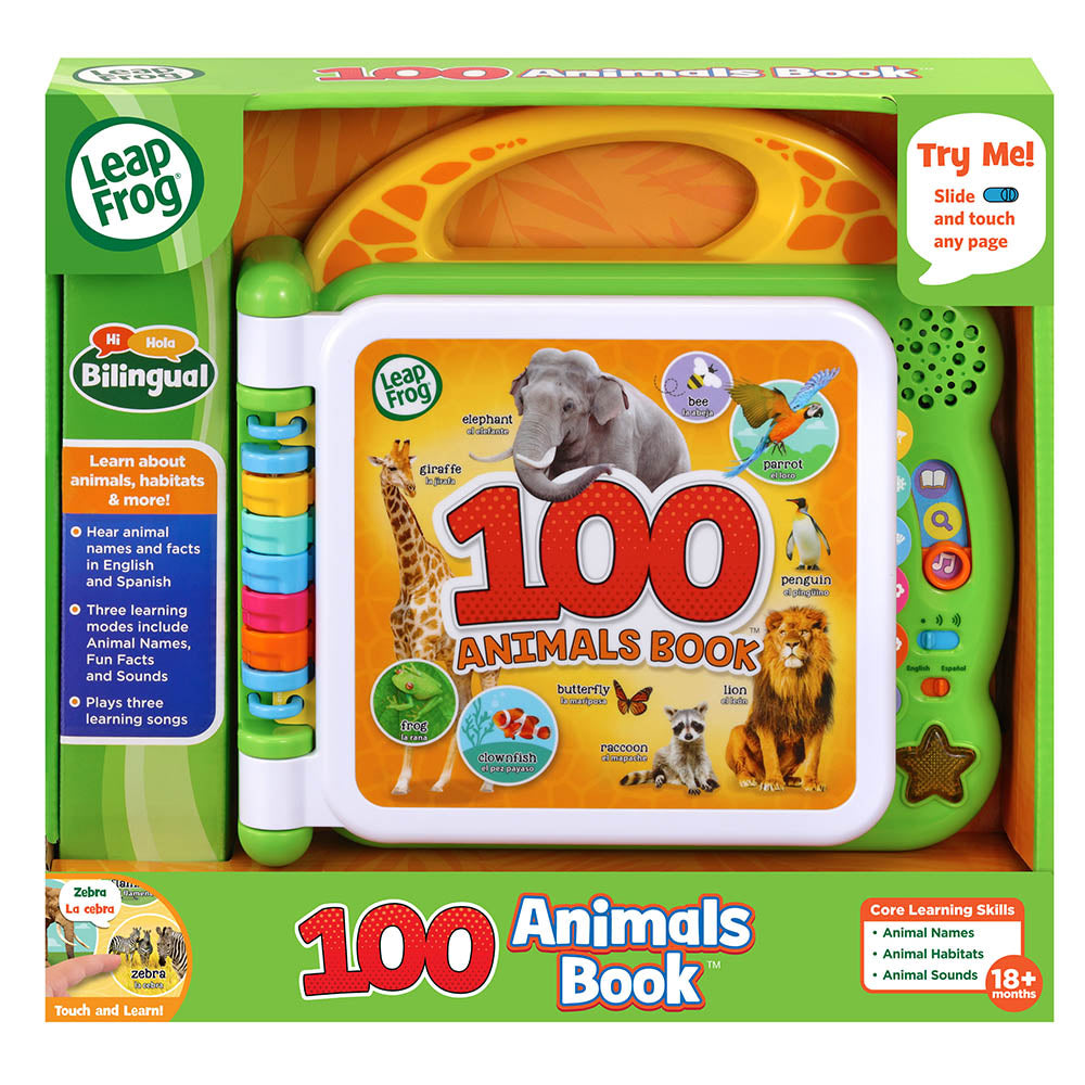 LeapFrog 100 Animals Book (Bilingual UK + FR)