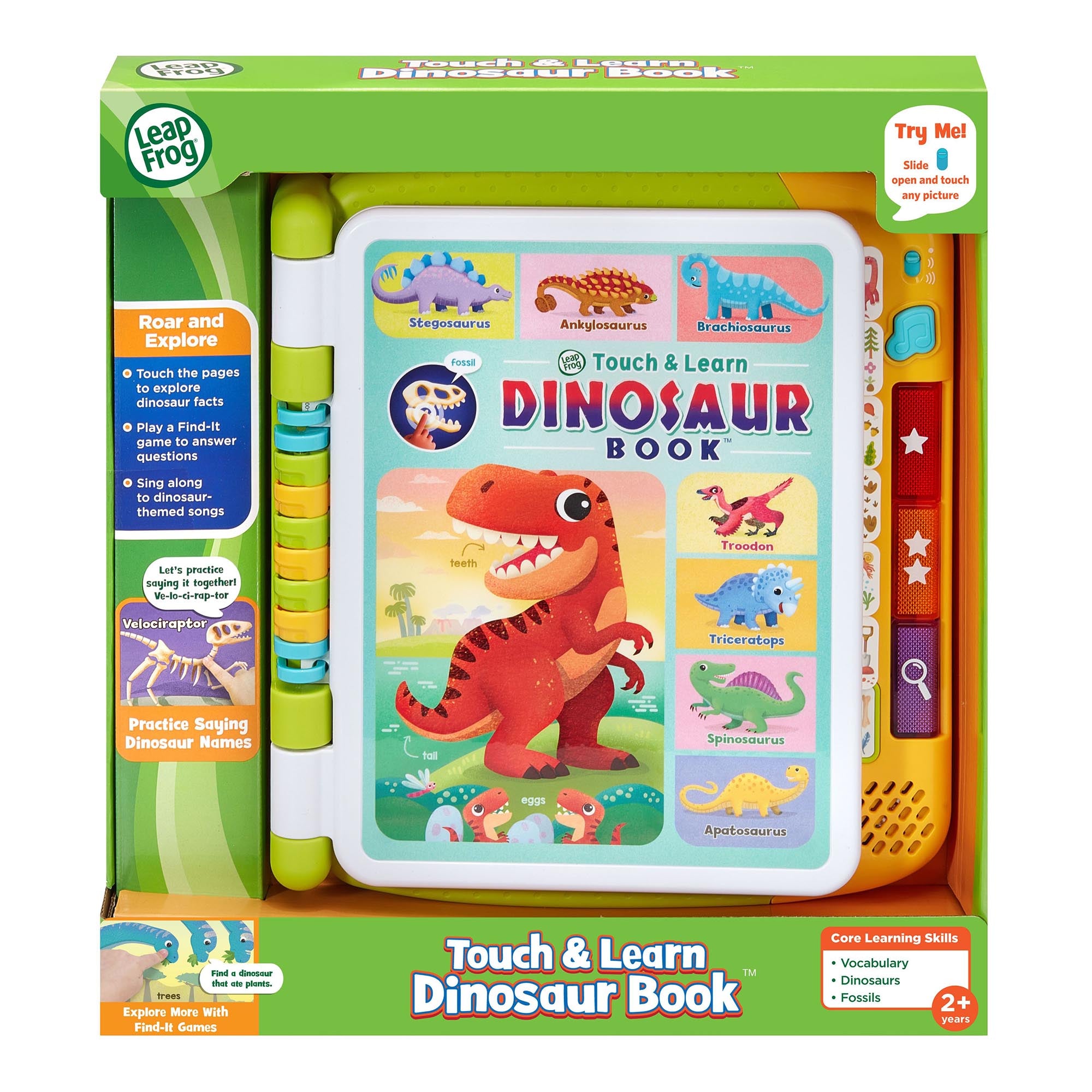 Touch & Learn Dinosaur Book (LFUK – ARAB Edition) - 24m+
