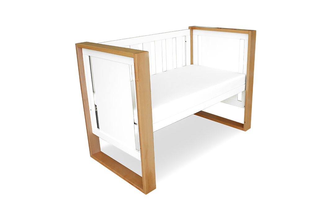 BABYHOOD Kaylula Malika Cot - Natural/White