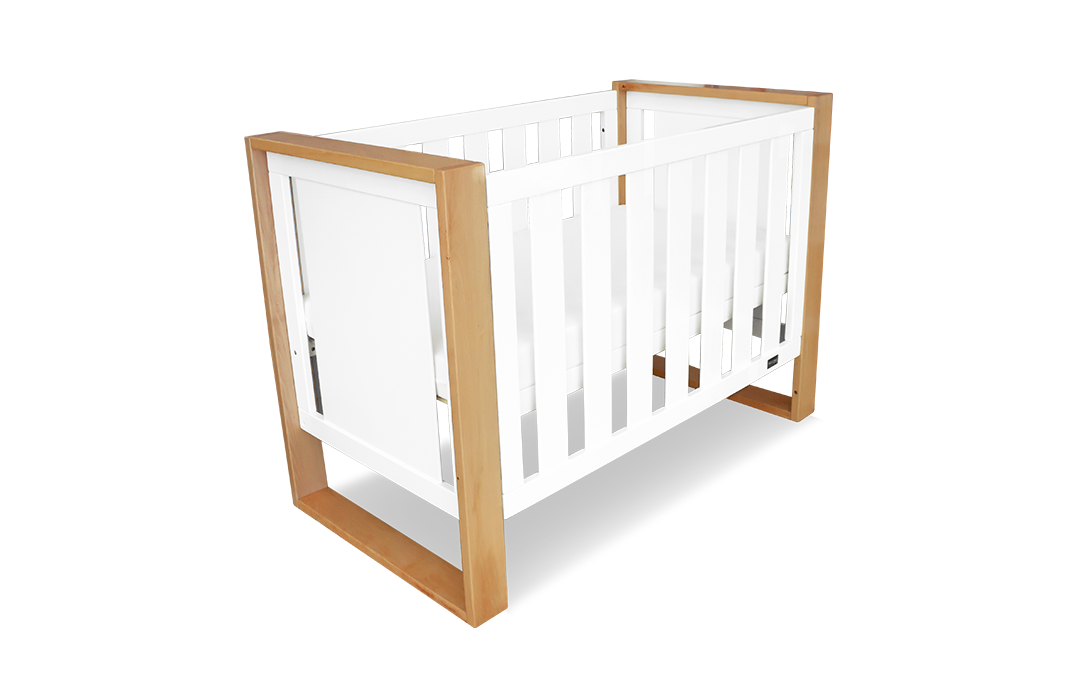 BABYHOOD Kaylula Malika Cot - Natural/White