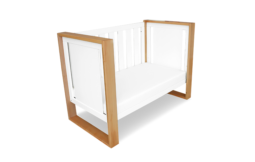 BABYHOOD Kaylula Malika Cot - Natural/White