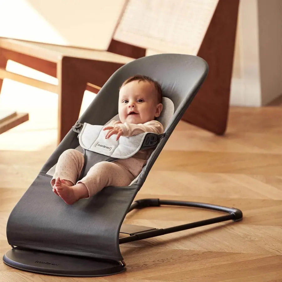 BabyBjörn Balance Soft Bouncer – Woven/Jersey Dark Grey