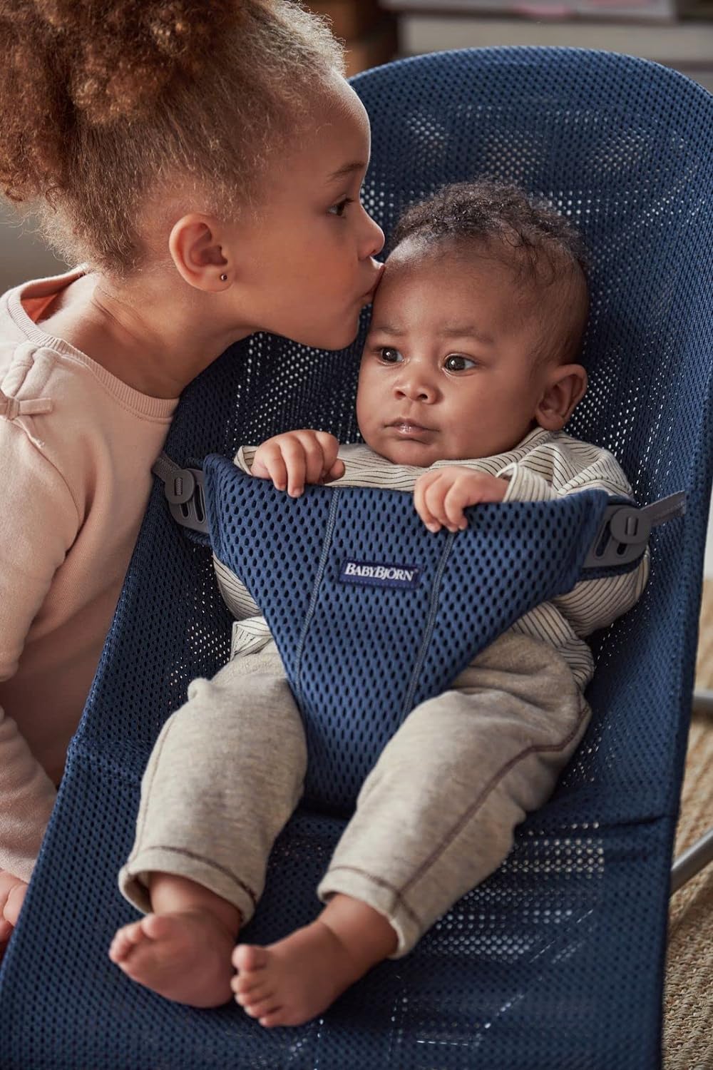 BabyBjörn Bouncer Bliss – Navy Blue Mesh