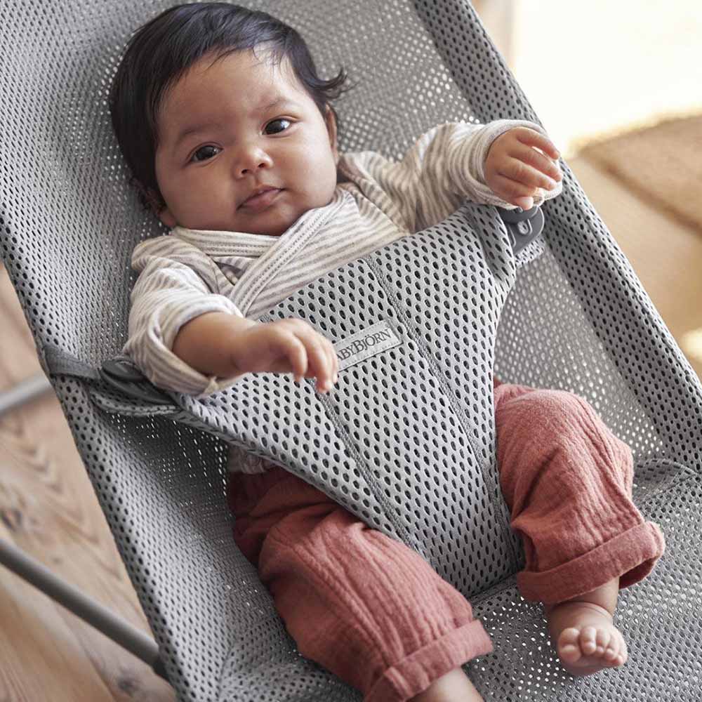 BabyBjörn Bouncer Bliss – Grey Mesh