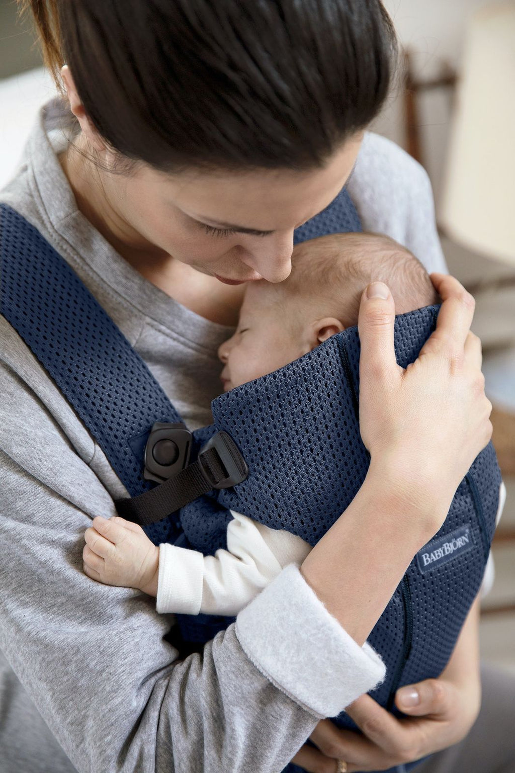 BABYBJÖRN Baby Carrier Mini - Navy Blue - 3D Mesh
