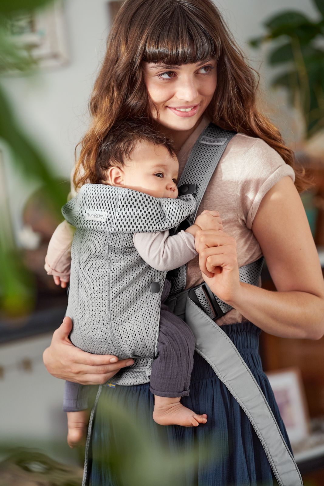 BABYBJÖRN Baby Carrier Mini - Gray - 3D Mesh