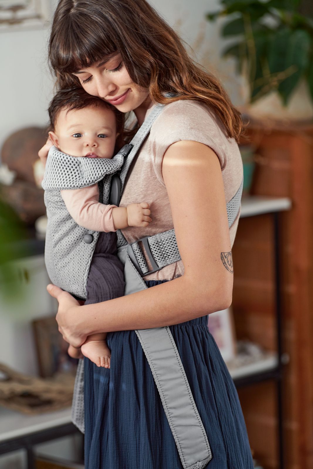 BABYBJÖRN Baby Carrier Mini - Gray - 3D Mesh