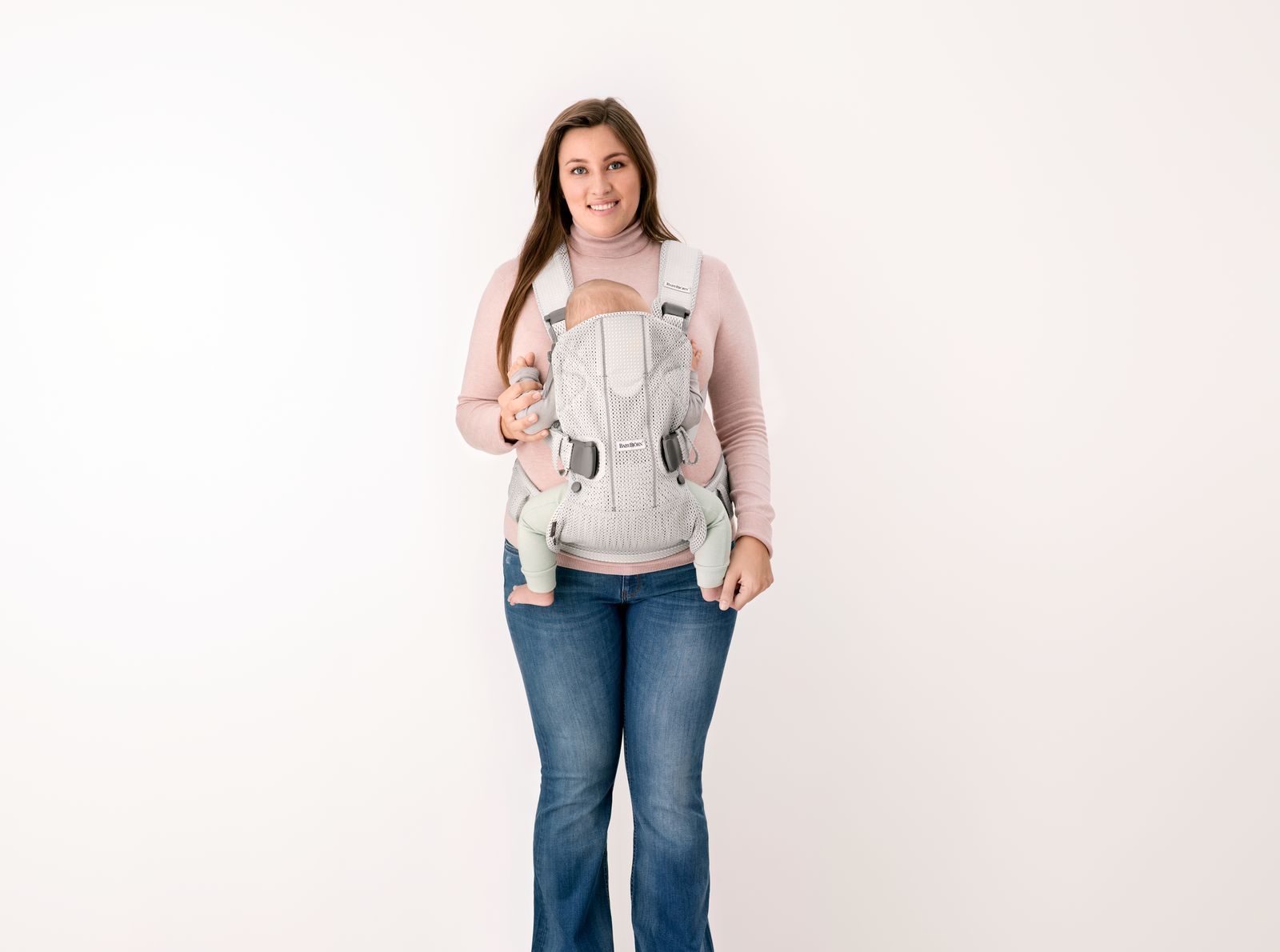 BABYBJÖRN Baby Carrier One Air - Silver 3D