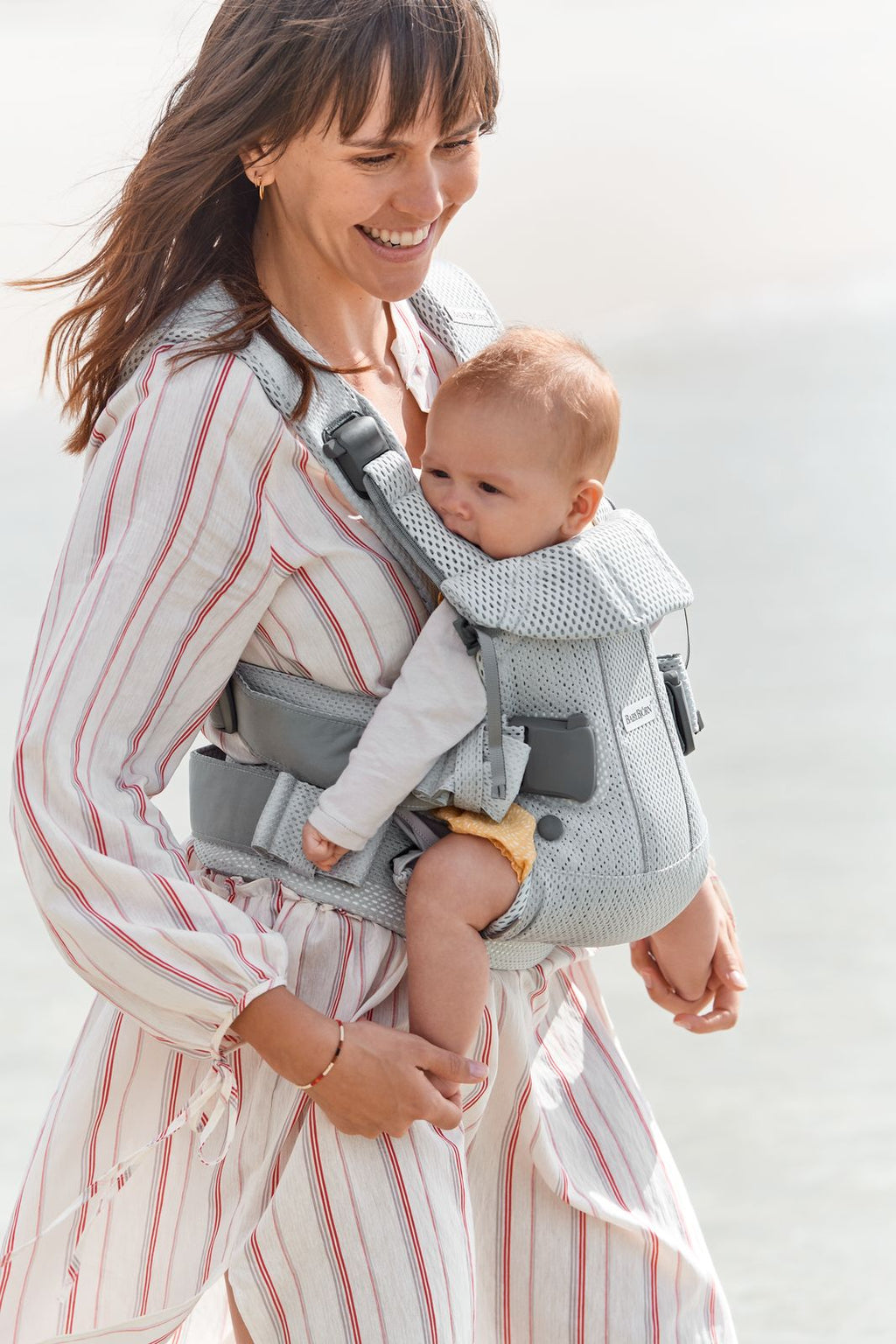 BABYBJÖRN Baby Carrier One Air - Silver 3D