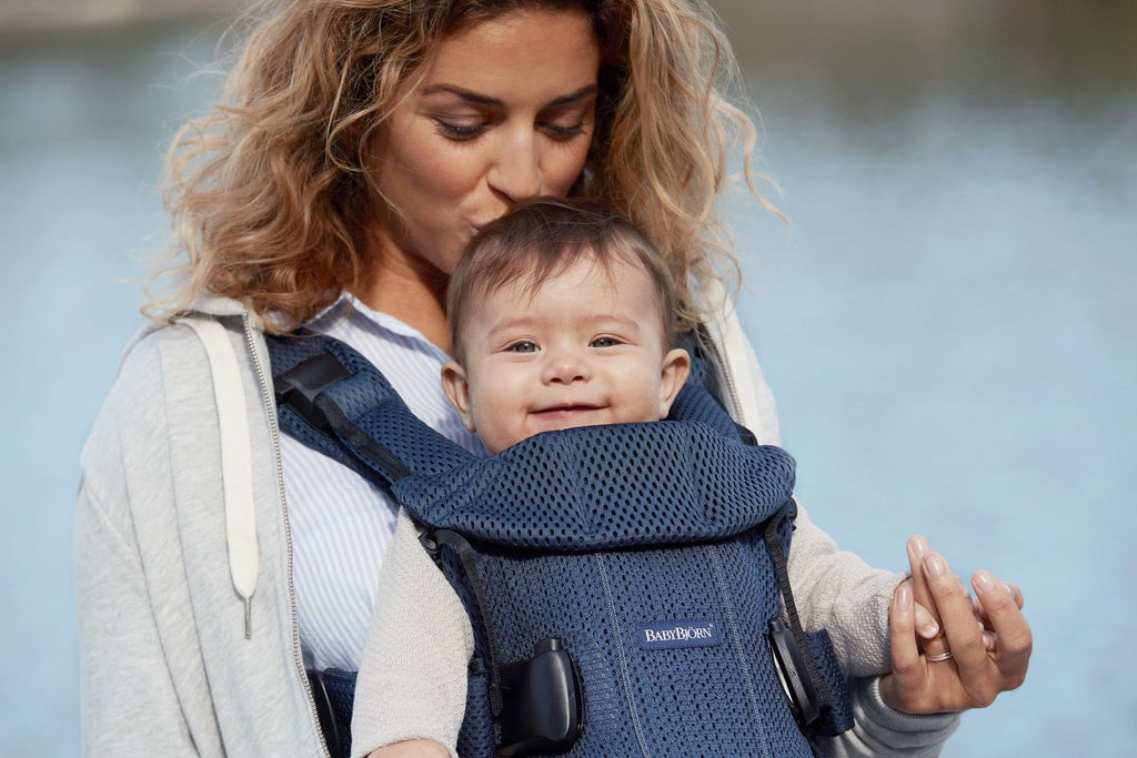 BABYBJÖRN Baby Carrier One Air - Navy blue - 3D Mesh