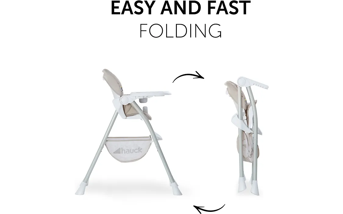 Hauck Sit N Relax 3in1 Highchair – From Newborn to Toddler - (Beige)