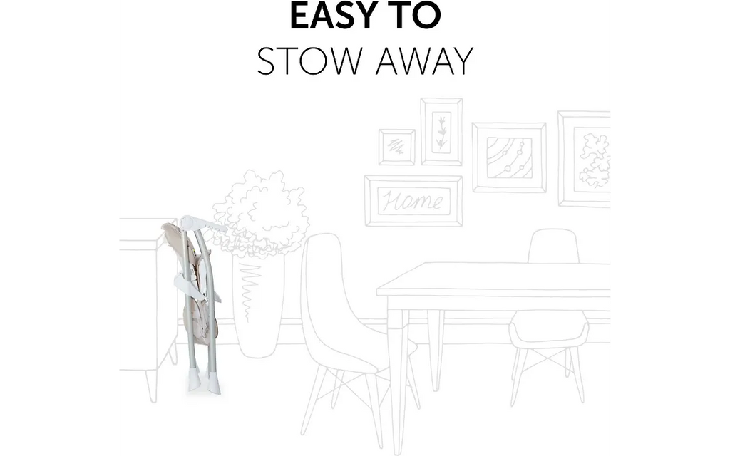 Hauck Sit N Relax 3in1 Highchair – From Newborn to Toddler - (Beige)