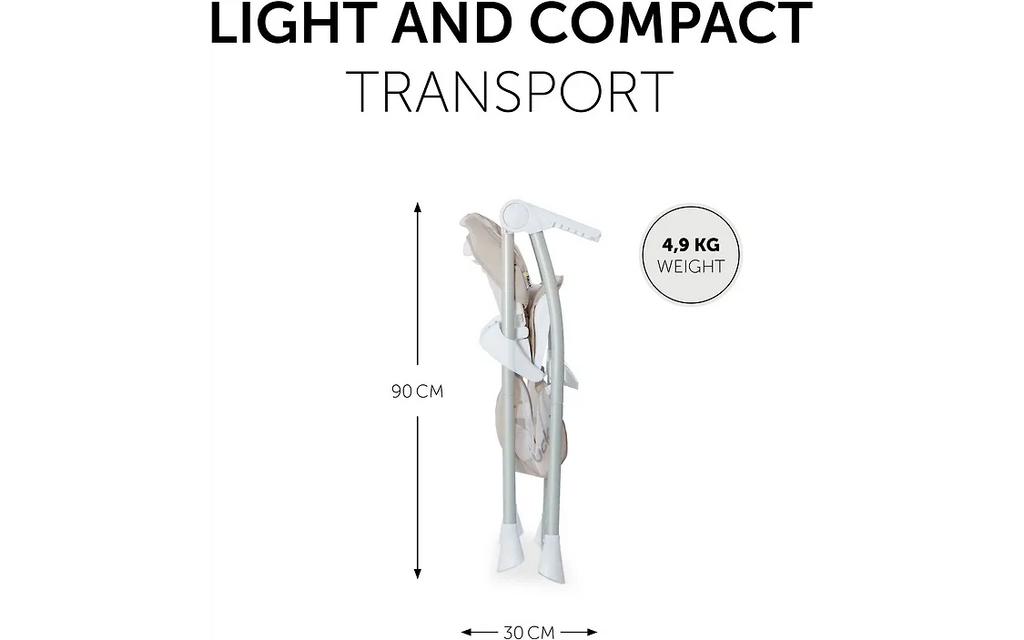 Hauck Sit N Relax 3in1 Highchair – From Newborn to Toddler - (Beige)