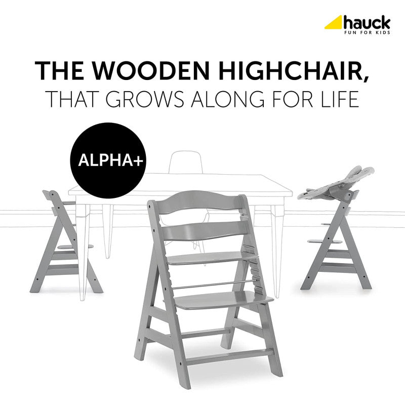 Hauck - high chairs Alpha+ ( Gray )