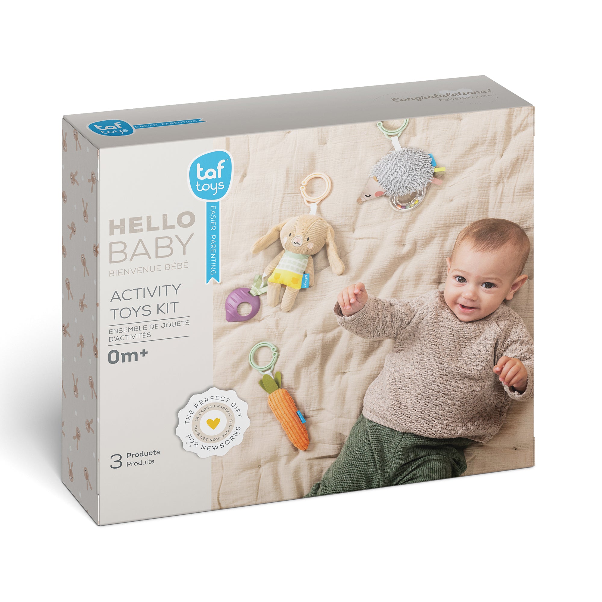 Urban Garden Baby Activity Toys Kit (3-Piece Set)