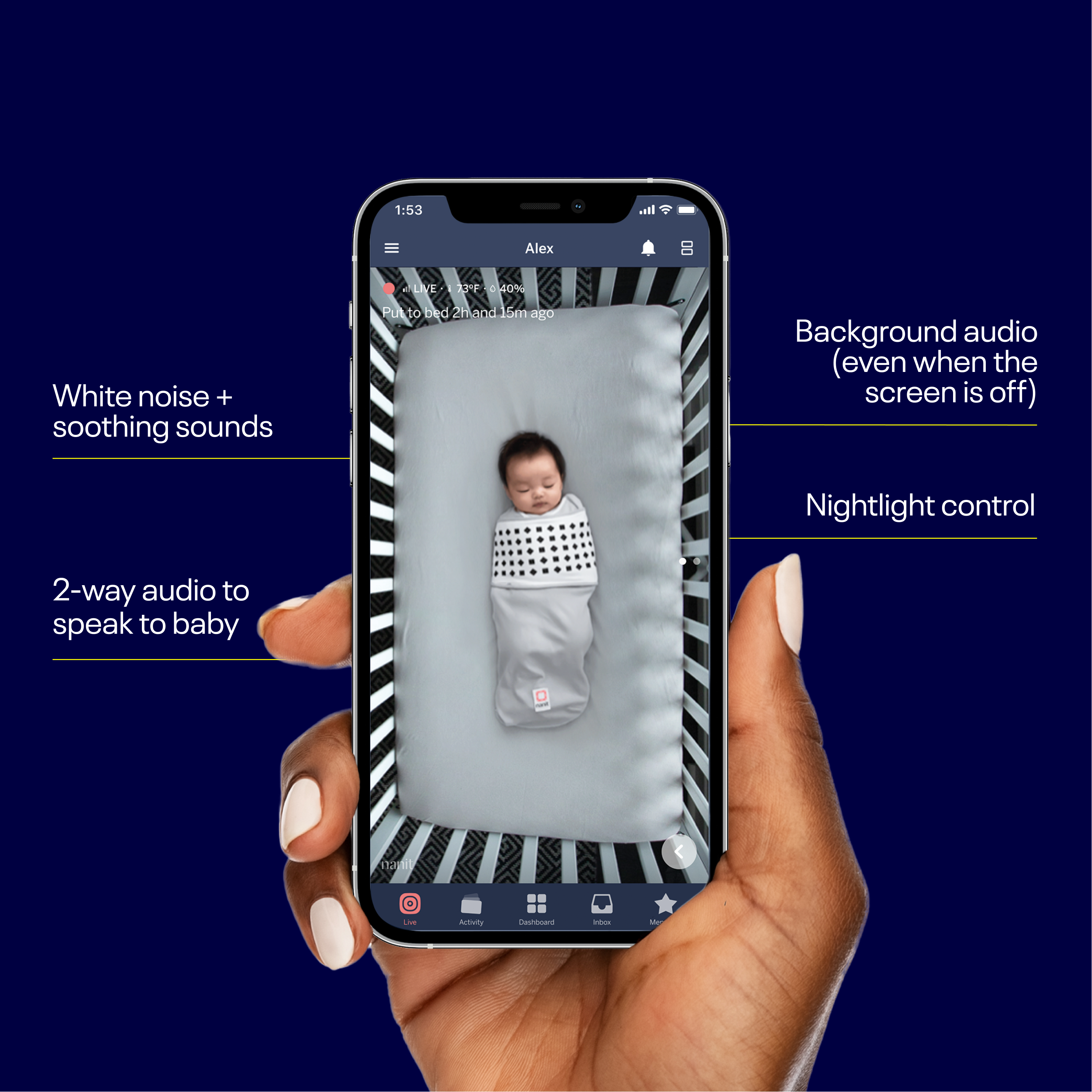 NANIT PRO BABY MONITOR + FLOOR STAND