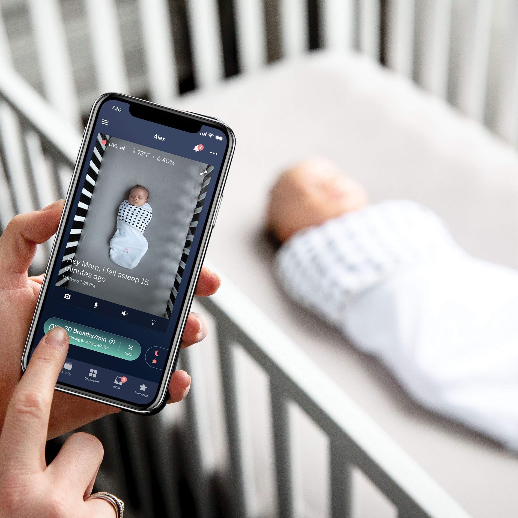 Nanit Pro Complete Monitor System with Breathing Motion