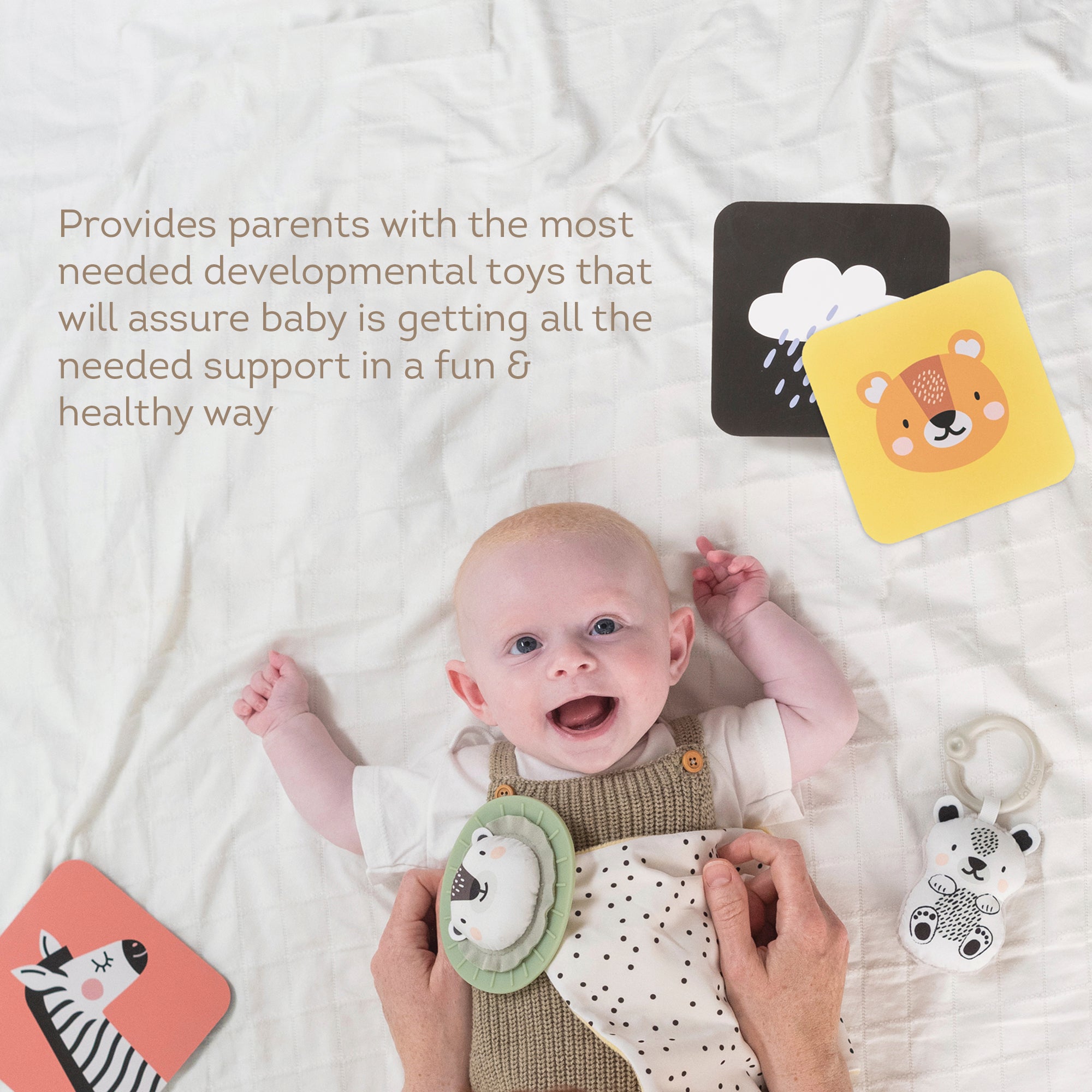 Hello Baby Newborn Developmental Toy Kit – 12 Pieces