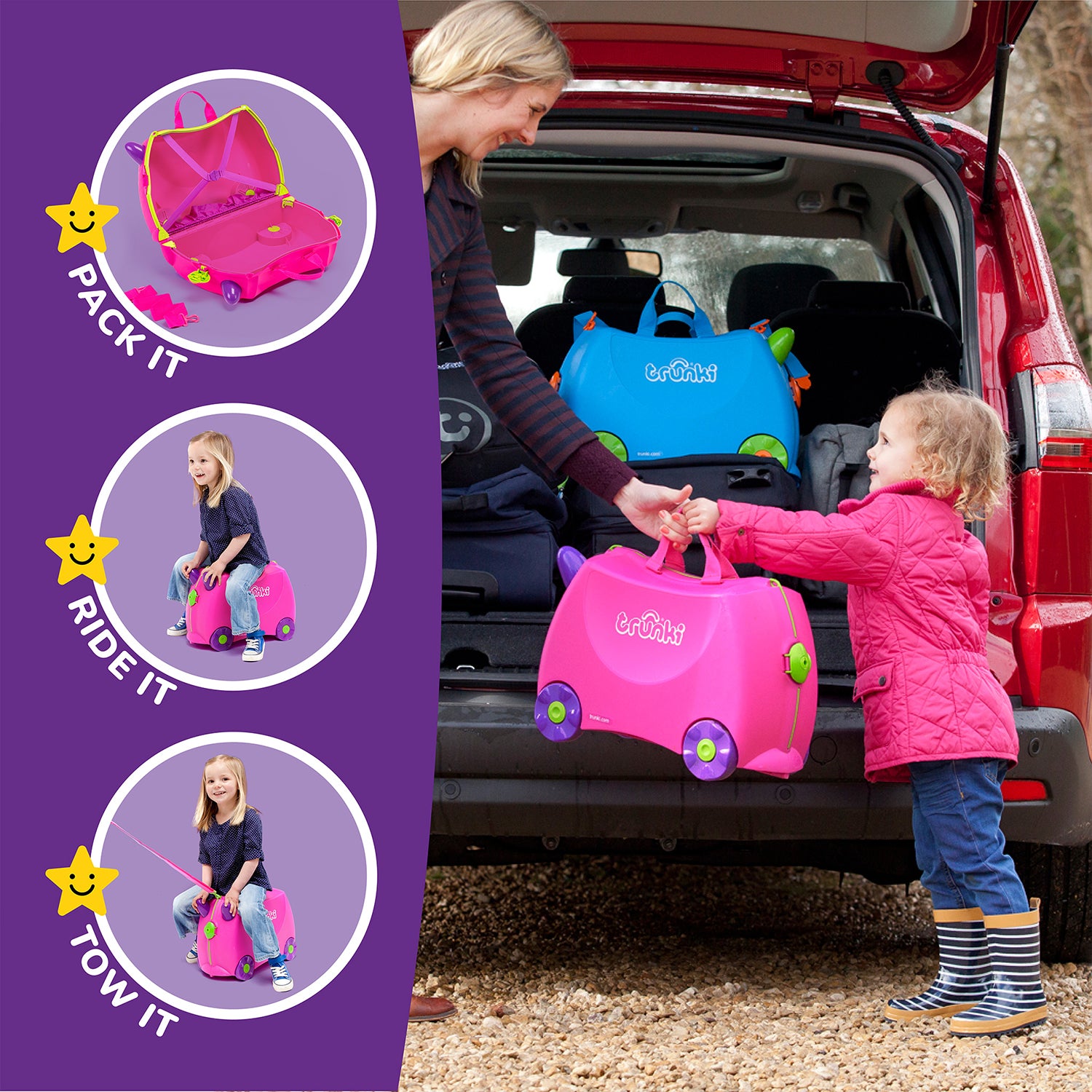 Trunki -Trixie - Pink