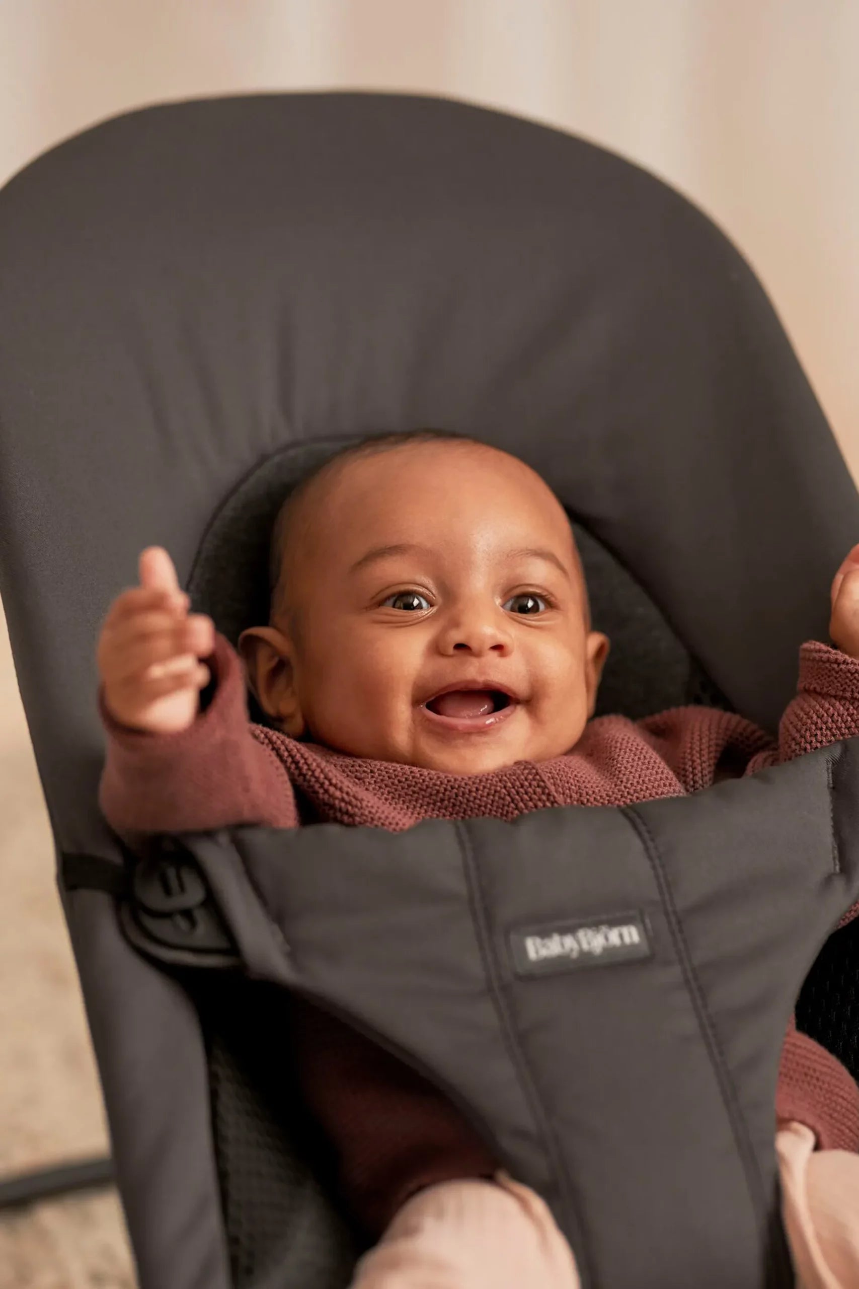 BabyBjörn Bouncer Balance Soft – Dark Grey (Woven/Jersey)