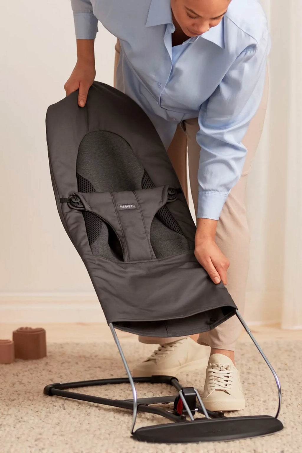 BabyBjörn Bouncer Balance Soft – Dark Grey (Woven/Jersey)