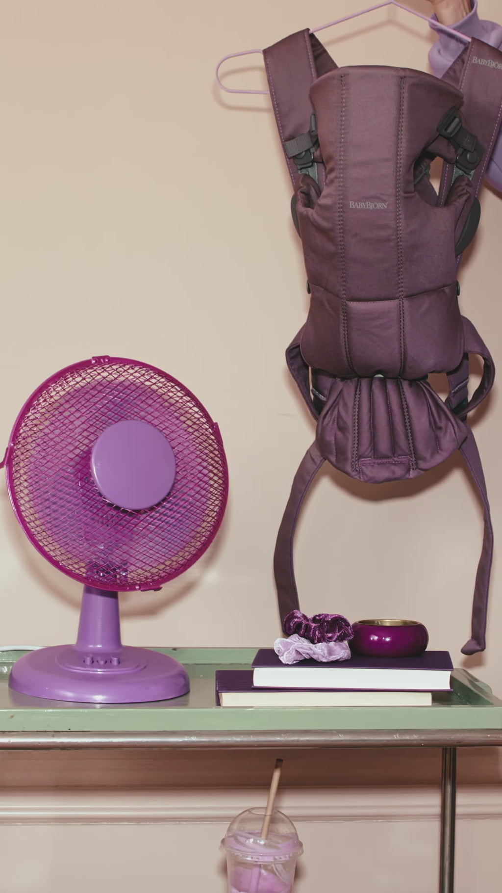 BABYBJÖRN Baby Carrier Mini - 3D Mesh - Dark Purple